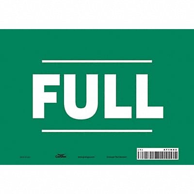 J8592 Safety Sign 7 in x 10 in Vinyl