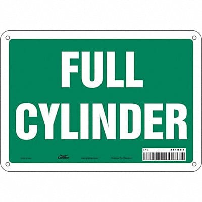 Safety Sign 7 in x 10 in Aluminum