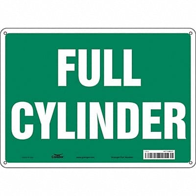 Safety Sign 10 inx14 in Polyethylene