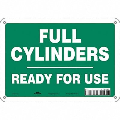 Safety Sign 7 in x 10 in Aluminum