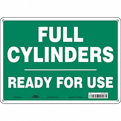 Safety Sign 10 inx14 in Polyethylene