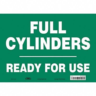 Safety Sign 10 inx14 in Vinyl