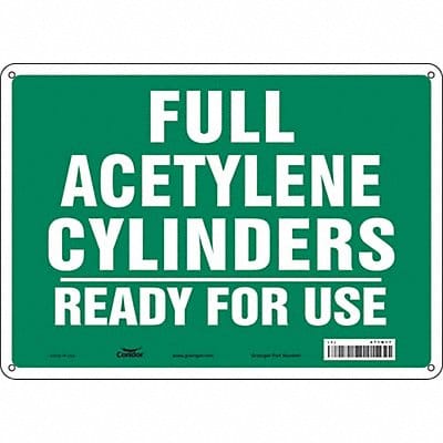 Safety Sign 10 inx14 in Aluminum