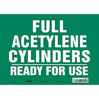 Safety Sign 10 inx14 in Vinyl