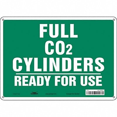 Safety Sign 10 inx14 in Polyethylene