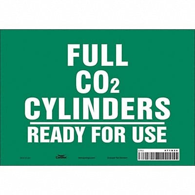 Safety Sign 7 inx10 in Vinyl