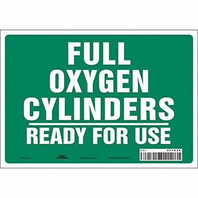 J8597 Safety Sign 7 inx10 in Vinyl