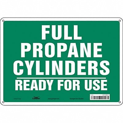 Safety Sign 10 inx14 in Aluminum