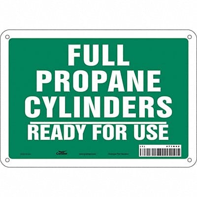 Safety Sign 7 inx10 in Polyethylene