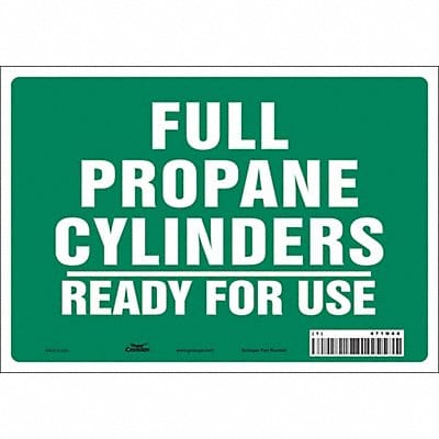 Safety Sign 7 inx10 in Vinyl