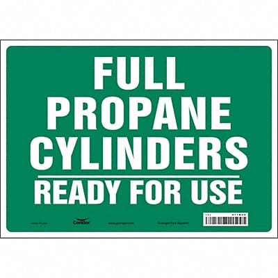 Safety Sign 10 in x 14 in Vinyl