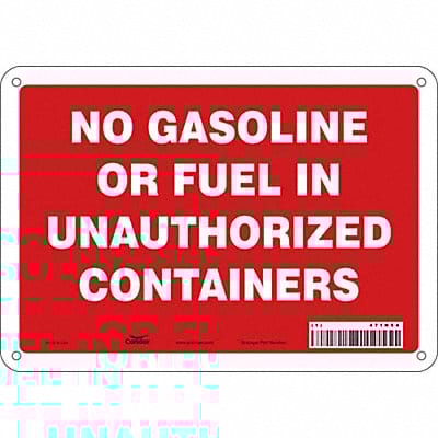 Safety Sign 7 in x 10 in Polyethylene