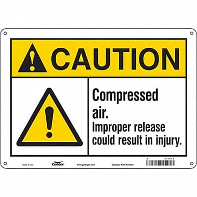 Safety Sign 10 in x 14 in Polyethylene Safety Sign 10 in x 14 in Polyethylene
