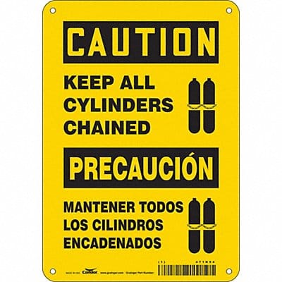 Safety Sign 10 inx7 in Aluminum