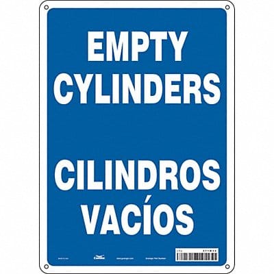 J8583 Safety Sign 14 inx10 in Polyethylene