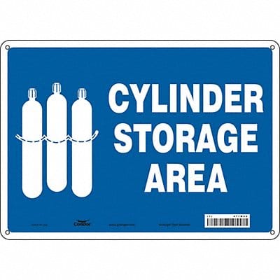 Safety Sign 10 inx14 in Polyethylene