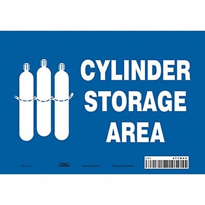 Safety Sign 7 inx10 in Vinyl