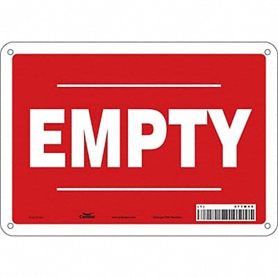 Safety Sign 7 inx10 in Polyethylene