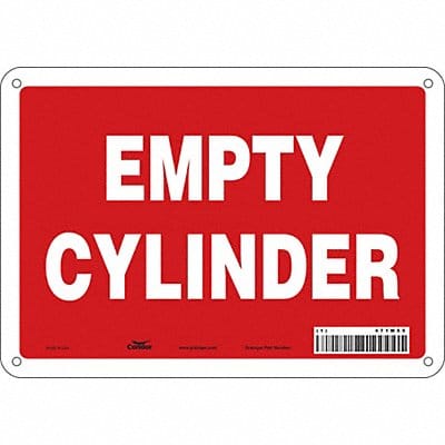 Safety Sign 7 inx10 in Polyethylene