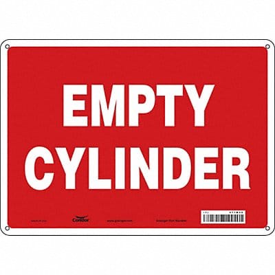 Safety Sign 10 inx14 in Polyethylene