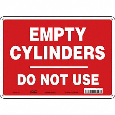 Safety Sign 10 inx14 in Polyethylene