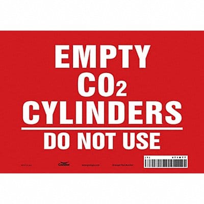 Safety Sign 7 inx10 in Vinyl