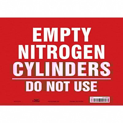 Safety Sign 10 inx14 in Vinyl