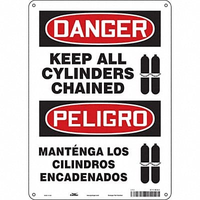 Safety Sign 14 inx10 in Aluminum