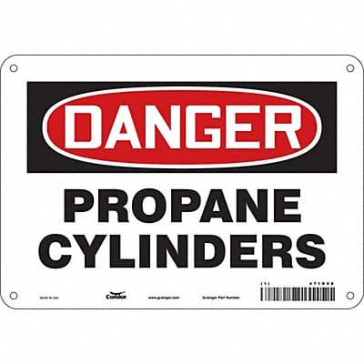 Safety Sign 7 in x 10 in Aluminum Safety Sign 7 in x 10 in Aluminum