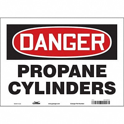 Safety Sign 10 inx14 in Vinyl