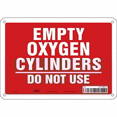 J8590 Safety Sign 7 inx10 in Polyethylene