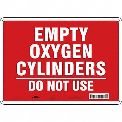 J8590 Safety Sign 10 inx14 in Polyethylene