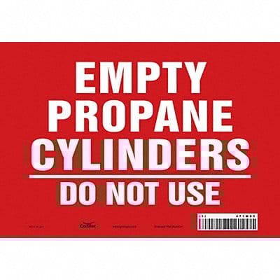 Safety Sign 7 inx10 in Vinyl