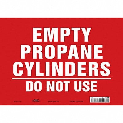 Safety Sign 10 inx14 in Vinyl