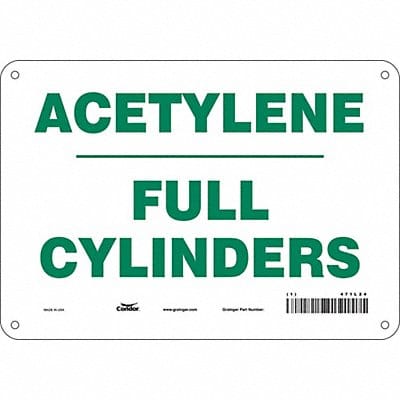 Safety Sign 7 in x 10 in Aluminum