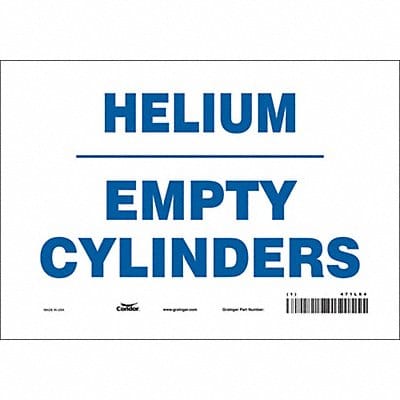 Safety Sign 7 in x 10 in Vinyl