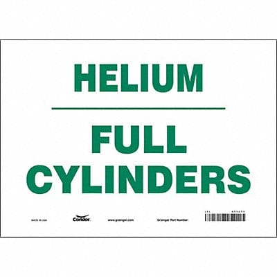 Safety Sign 10 in x 14 in Vinyl