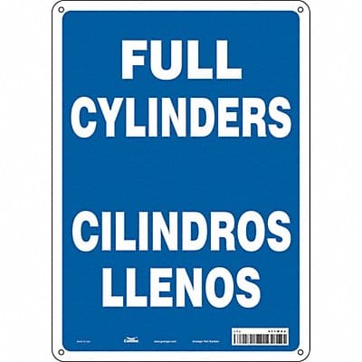 Safety Sign 14 inx10 in Polyethylene