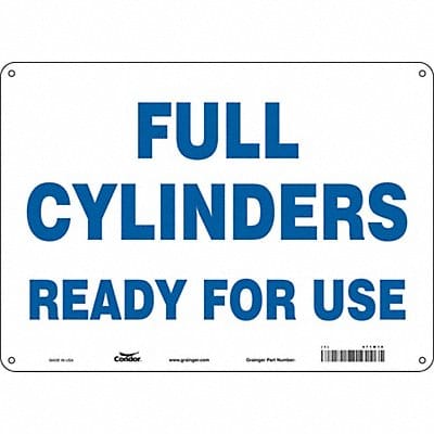 Safety Sign 10 inx14 in Aluminum