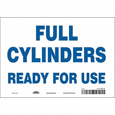 Safety Sign 7 in x 10 in Vinyl
