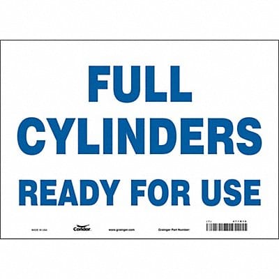 Safety Sign 10 inx14 in Vinyl