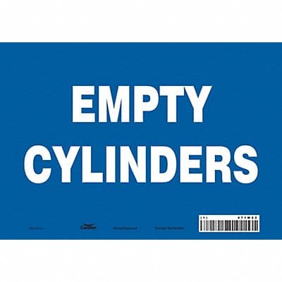 Safety Sign 7 inx10 in Vinyl