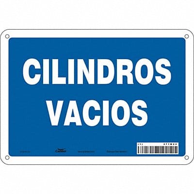 Safety Sign 7 in x 10 in Aluminum