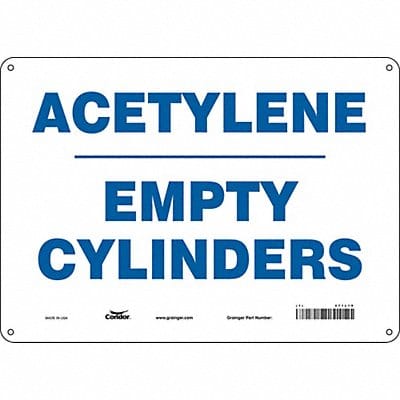 Safety Sign 10 inx14 in Aluminum
