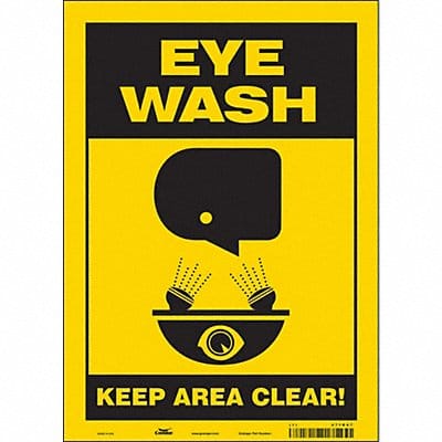 Safety Sign 14 in x 10 in Vinyl Safety Sign 14 in x 10 in Vinyl