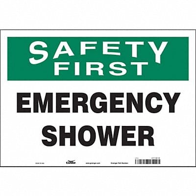 Safety Sign 14 in x 20 in Vinyl