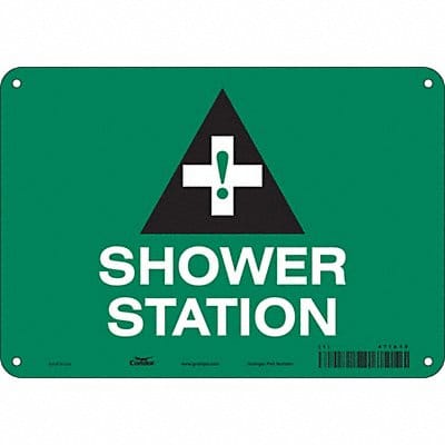 Safety Sign 7 in x 10 in Polyethylene