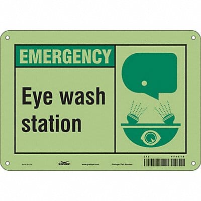 Safety Sign 7 in x 10 in Polyethylene