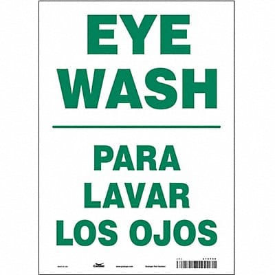 Safety Sign 14 in x 10 in Vinyl