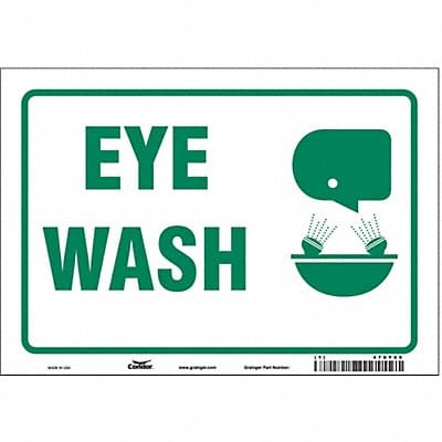 Safety Sign 7 in x 10 in Vinyl